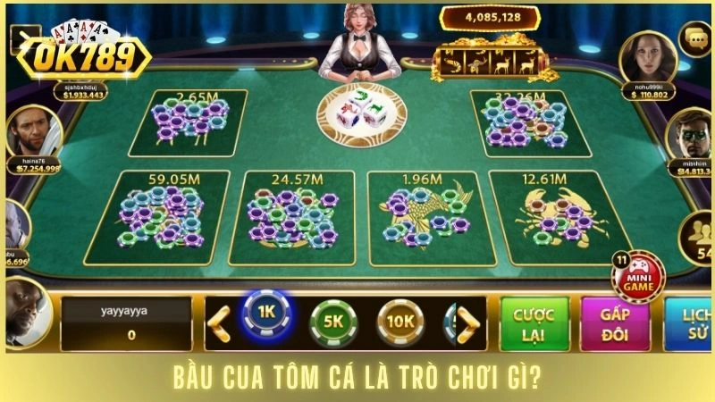 Bầu cua tôm cá là trò chơi gì?