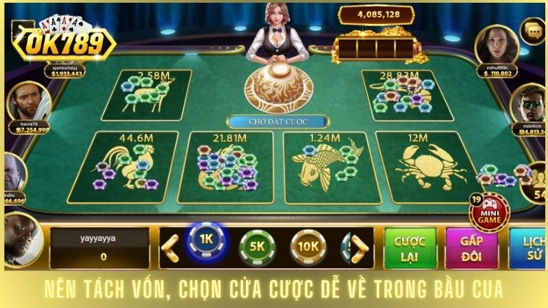 Nên tách vốn, chọn cửa cược dễ về trong bầu cua