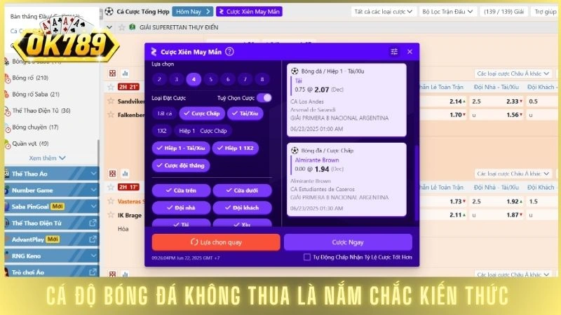Cách cá độ bóng đá không thua đơn giản là nắm chắc kiến thức cơ bản