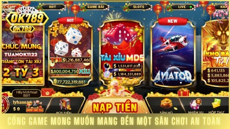 Cổng game muốn mang đến một sân chơi an toàn
