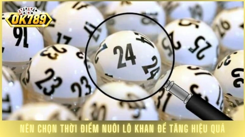 Nên chọn thời điểm nuôi lô khan để tăng hiệu quả