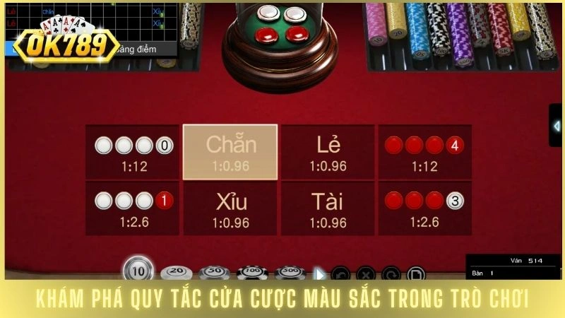 Khám phá quy tắc cửa cược màu sắc trong trò chơi